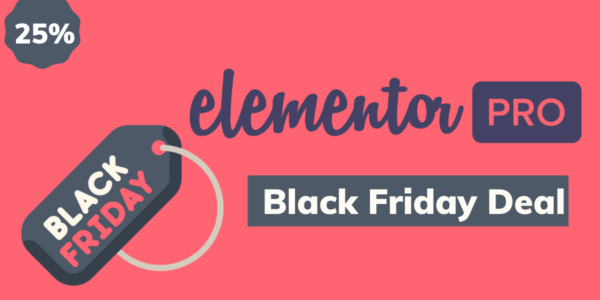 Elementor Black Friday Deals 2021 – 25% OFF Now