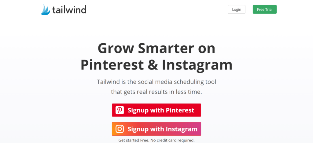Tailwind for Pinterest and Instagram Business