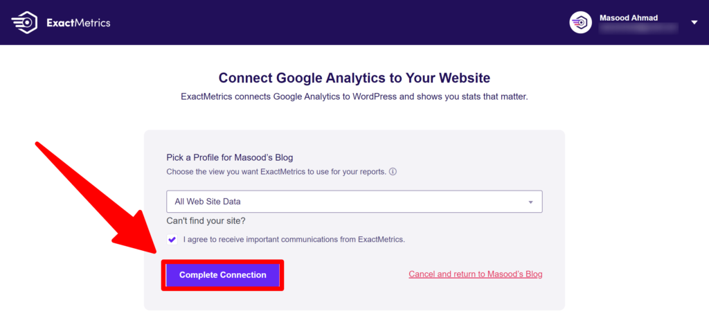 Google Analytics for WordPress by ExactMetrics in 2021