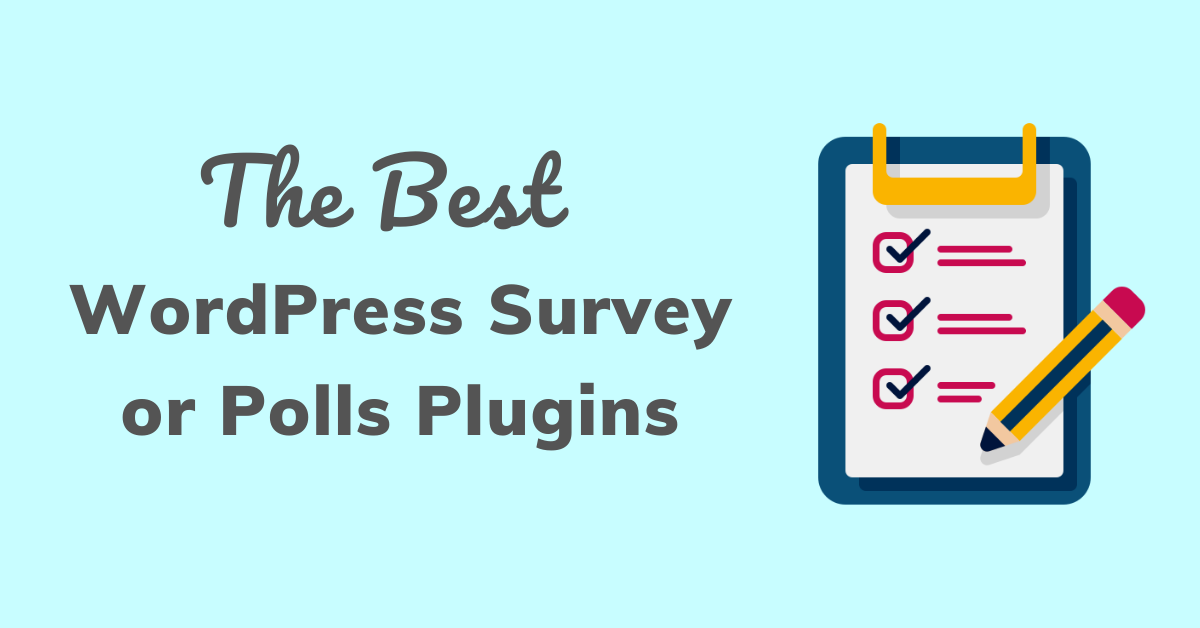 Best WordPress Survey Plugins