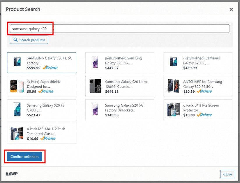 How to create Amazon comparison tables with AAWP in 2023?